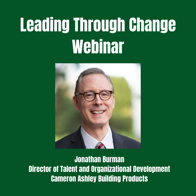 Leading Through Change Webinar Cre Insight Journal Cre Insight Journal